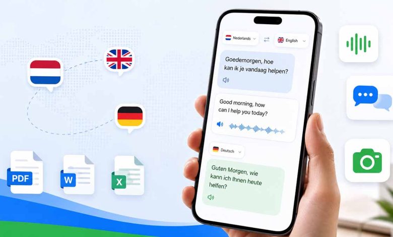 Gratis Vertaalapp Met Spraak Live Gesprekken Fotos En Pdf Documenten Vertalen